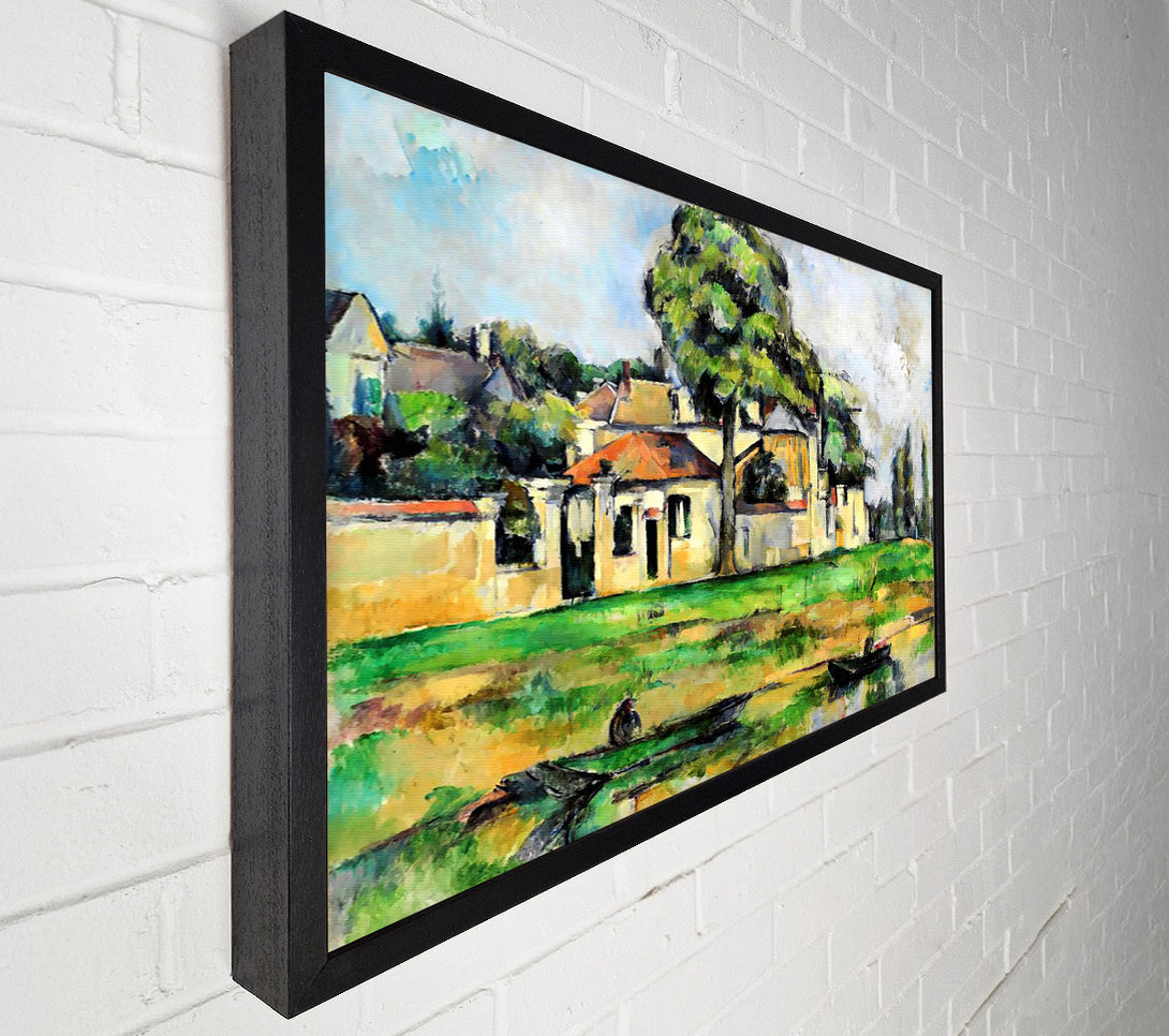  A Canvas Print of Cezanne Banks Of The Marne Canvas Art