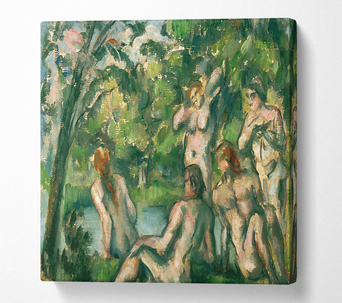  A Canvas Print of Cezanne Bathers Canvas Art
