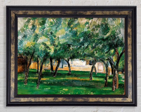 Cezanne Farm In Normandy Framed Print