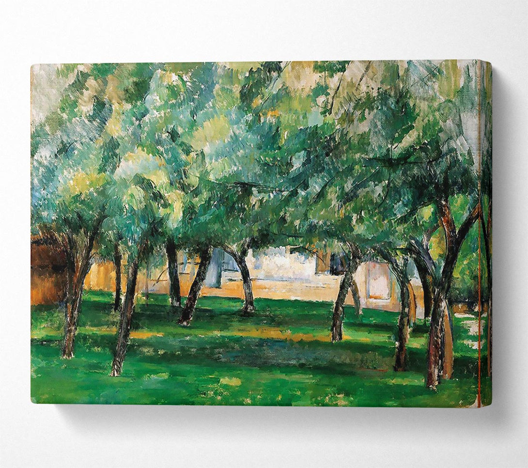  A Canvas Print of Cezanne Farm In Normandy Canvas Wall Art