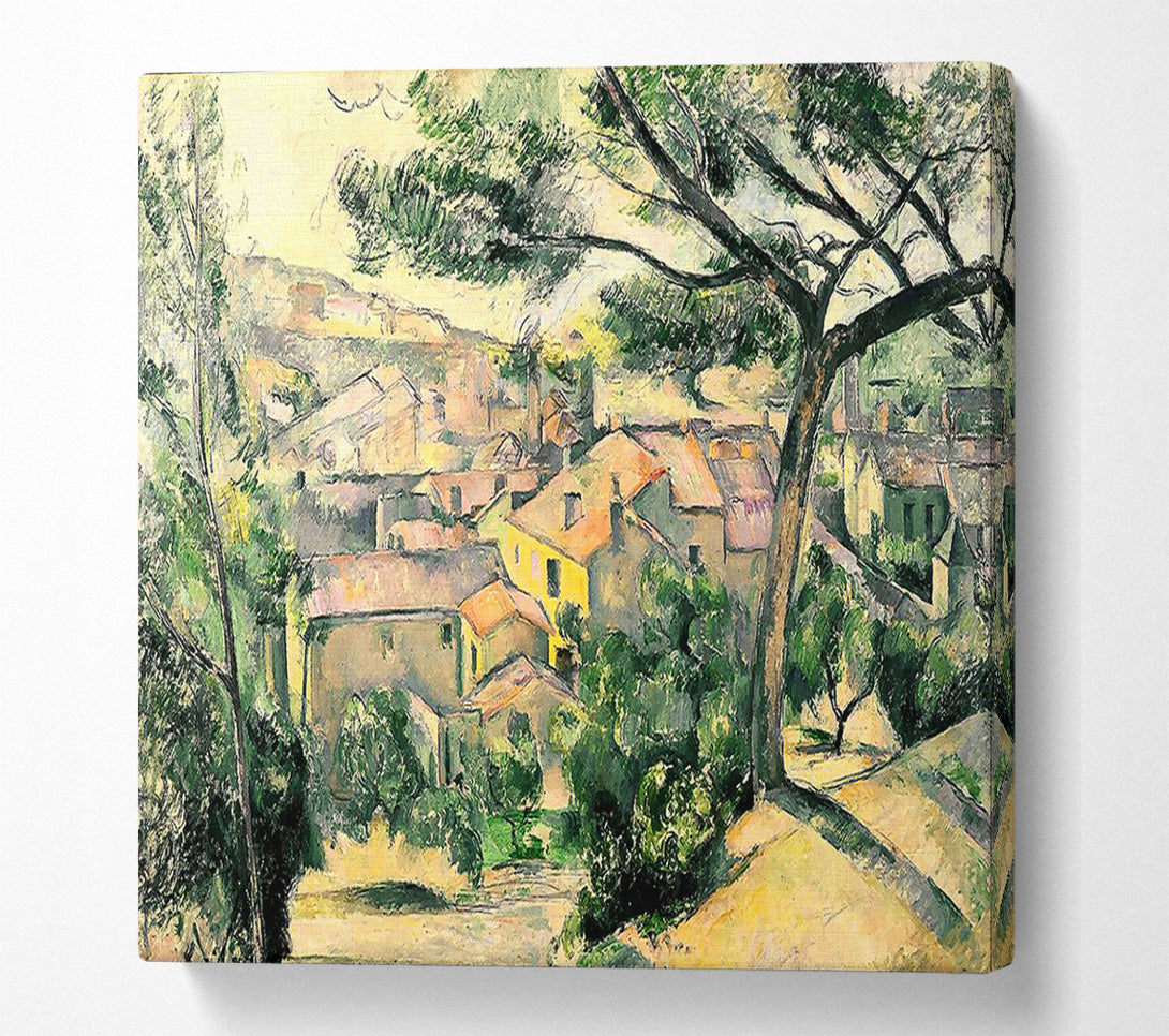 A Canvas Print of Cezanne Lestaque Against The Sunlight Canvas Wall Art