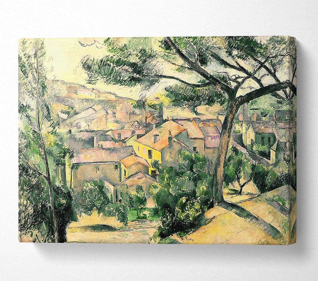  A Canvas Print of Cezanne Lestaque Against The Sunlight Canvas Wall Art