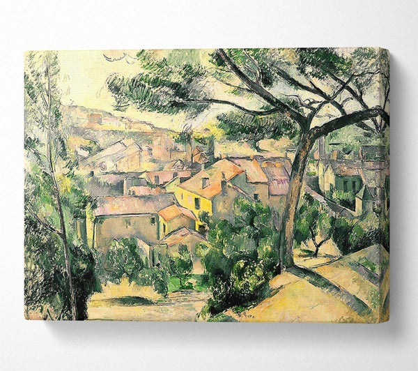  A Canvas Print of Cezanne Lestaque Against The Sunlight Canvas Wall Art