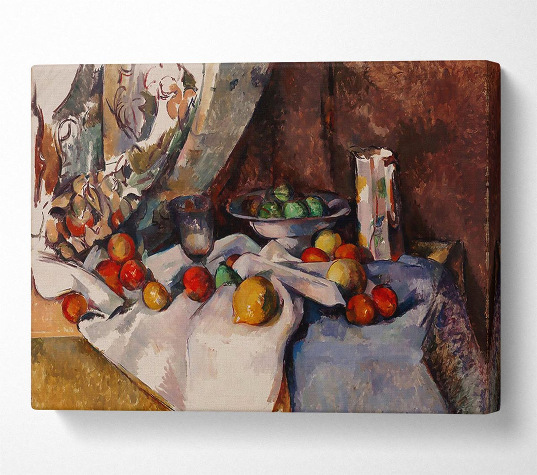  A Canvas Print of Cezanne Still Life With Apples Canvas Art