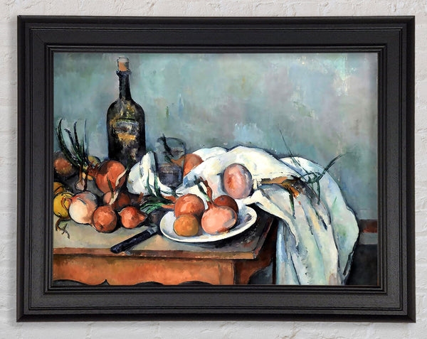 Cezanne Stillleben mit Zwiebeln