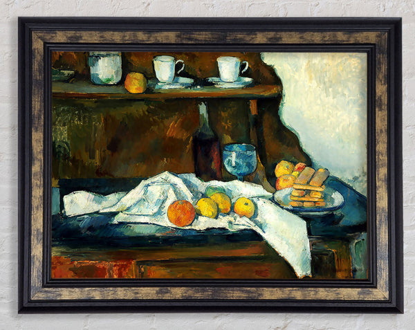 Cezanne The Buffet Framed Print