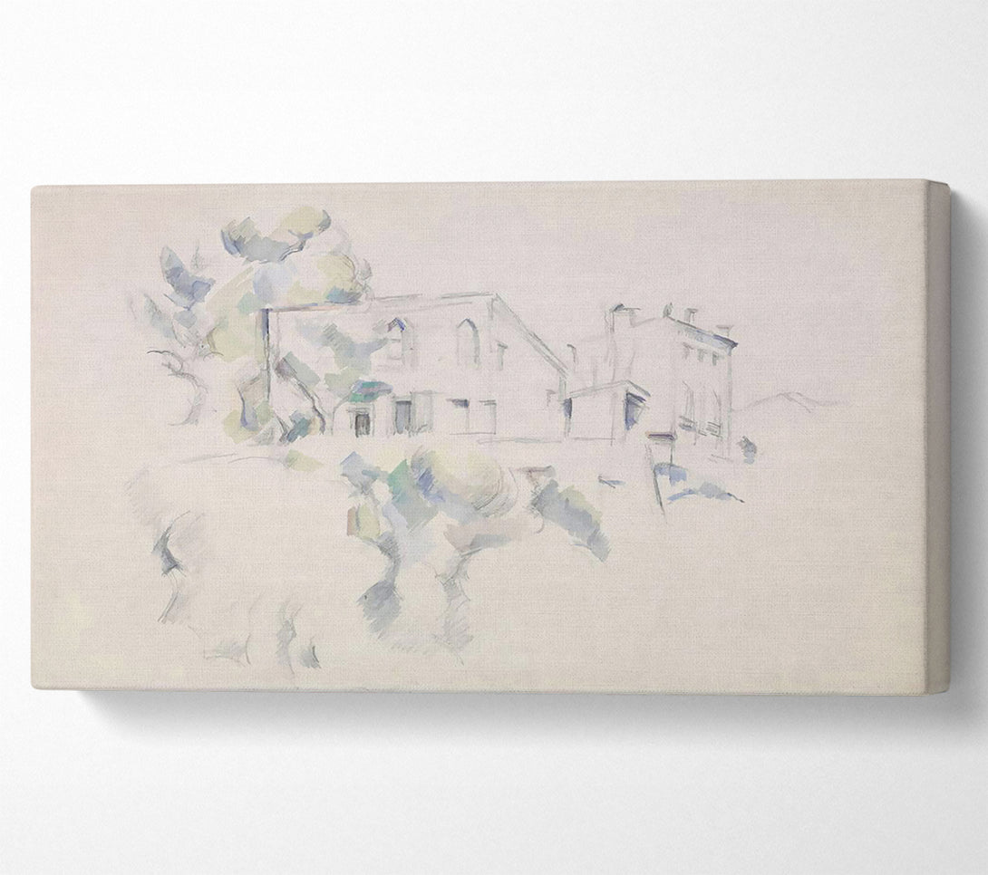  A Canvas Print of Cezanne View Of The Chateau Noir Canvas Art