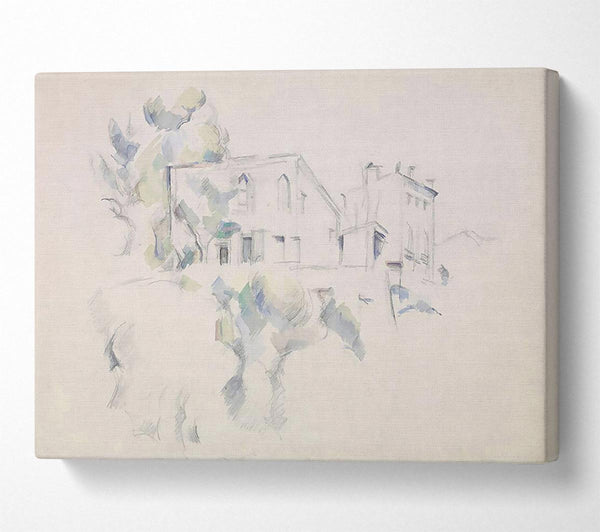  A Canvas Print of Cezanne View Of The Chateau Noir Canvas Art
