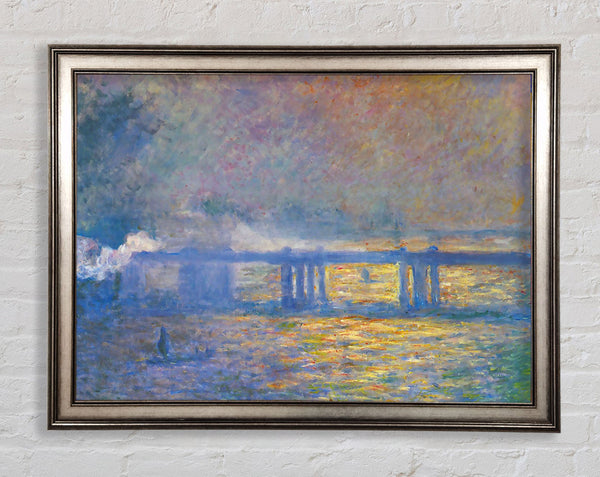 Monet Charing Cross Bridge Framed Print