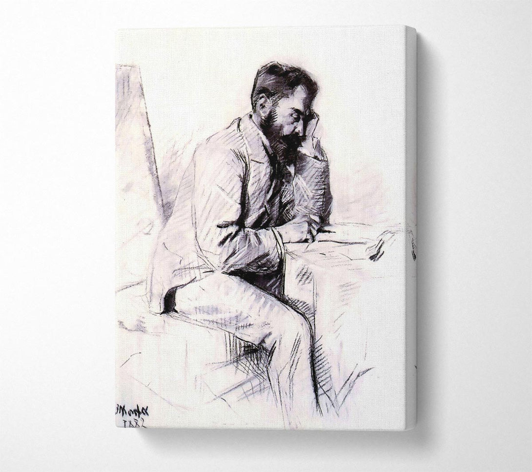  A Canvas Print of Toulouse Lautrec Charles De Toulouse Lautrec Canvas Print