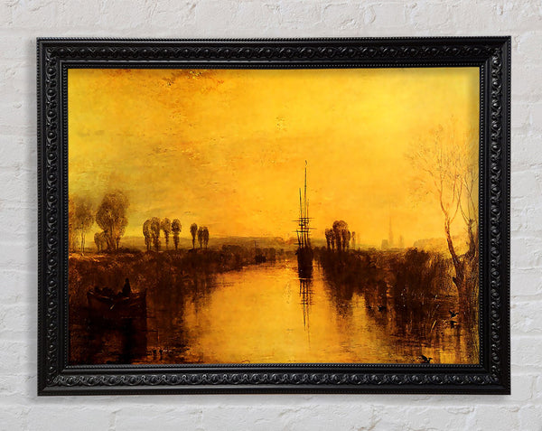 Joseph Mallord Turner Chichester Canal Framed Print
