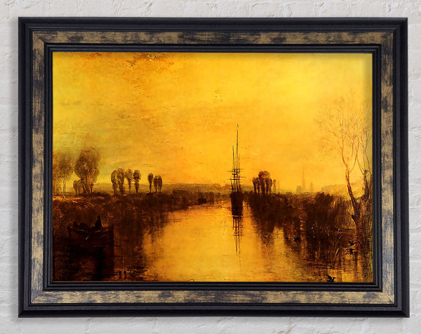 Joseph Mallord Turner Chichester Canal Framed Print