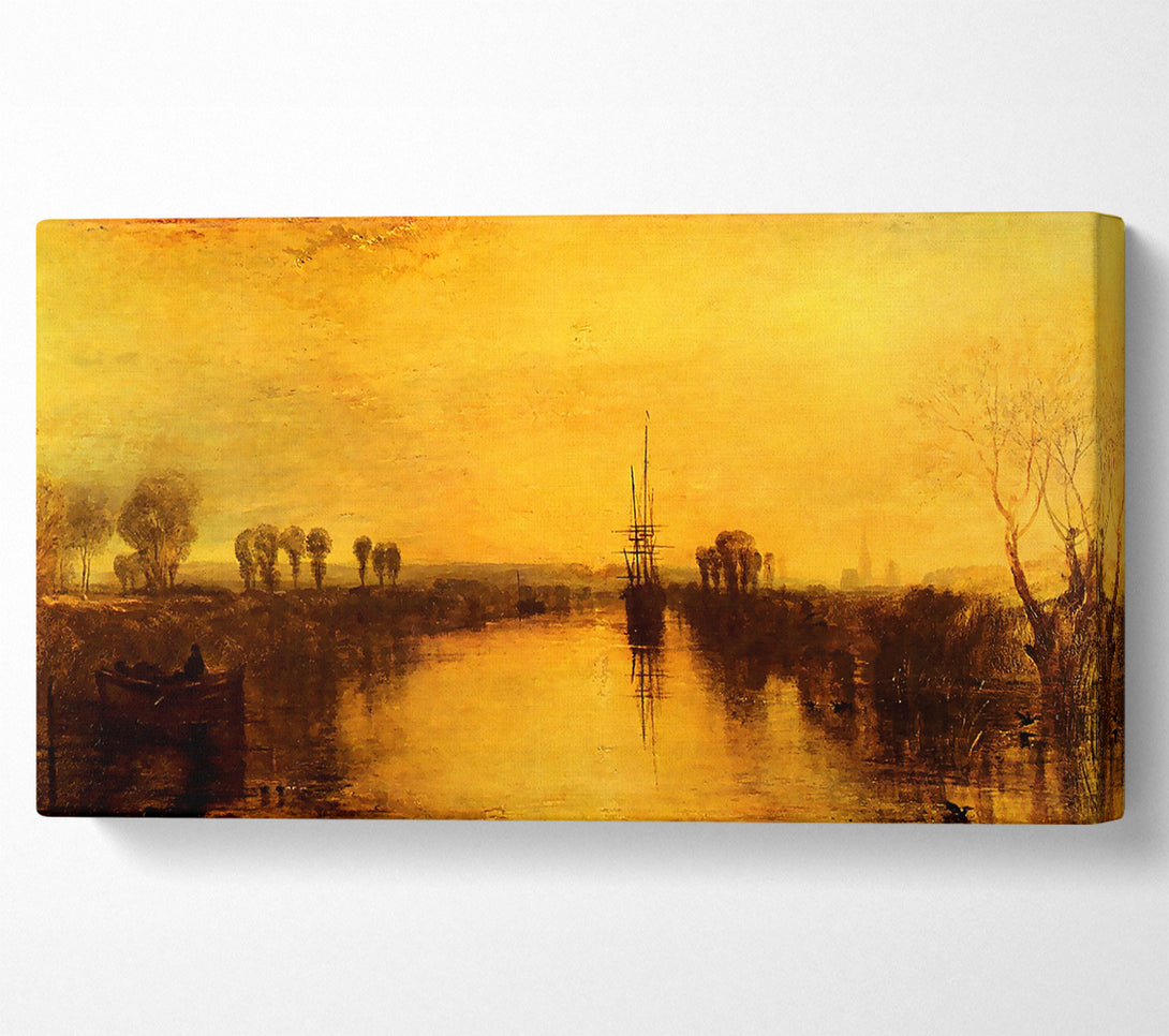  A Canvas Print of Joseph Mallord Turner Chichester Canal Canvas Wall Art