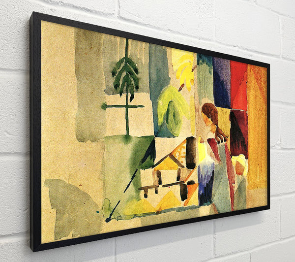 August Macke Children At The Vegetable Shop 2