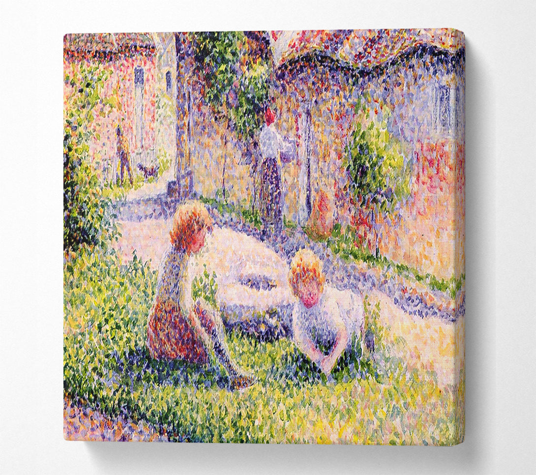 A Canvas Print of Pissarro Children On A Farm Canvas Art