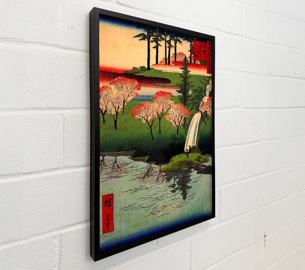 Hiroshige Chiyogaike Pond