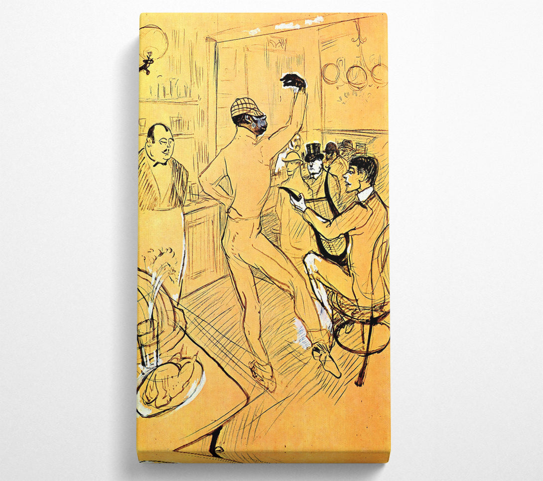  A Canvas Print of Toulouse Lautrec Chocolat Dance Canvas Wall Art