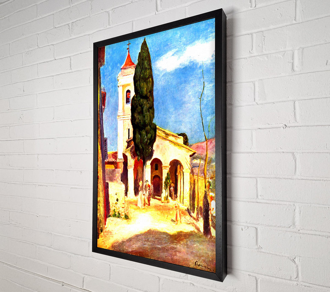  A Canvas Print of Renoir Church In Cagnes Canvas Wall Art