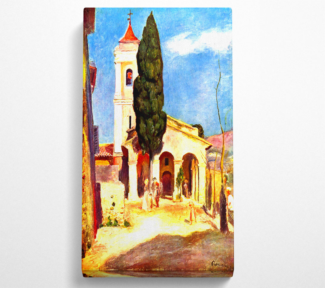  A Canvas Print of Renoir Church In Cagnes Canvas Wall Art