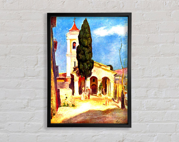 Renoir Church In Cagnes Framed Print