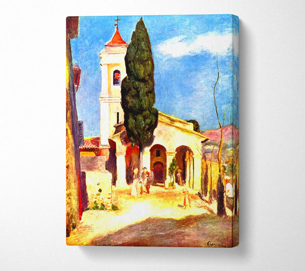  A Canvas Print of Renoir Church In Cagnes Canvas Wall Art