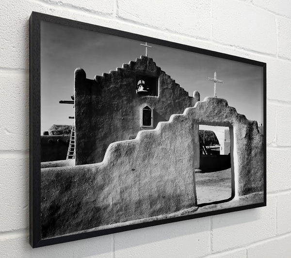 Ansel Adams Church In Taos Pueblo New Mexico 2