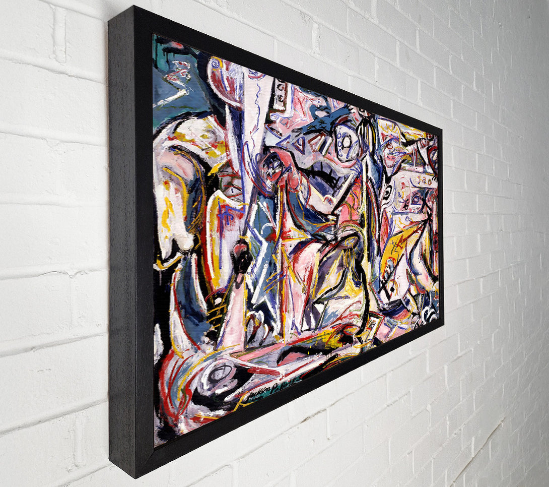  A Canvas Print of Jackson Pollack Circumcision Canvas Wall Art