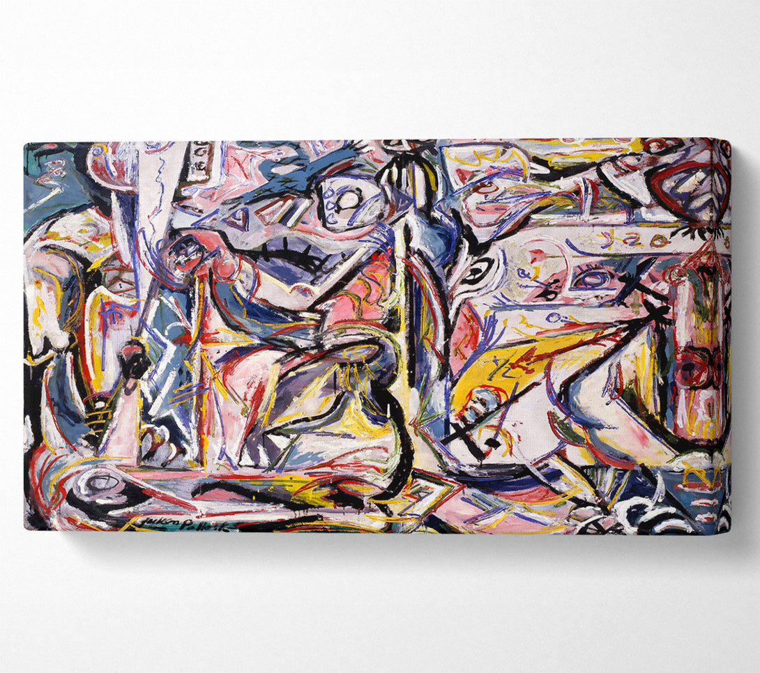  A Canvas Print of Jackson Pollack Circumcision Canvas Wall Art