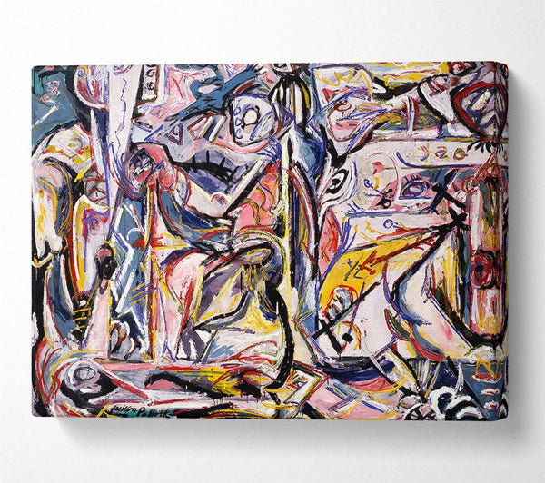  A Canvas Print of Jackson Pollack Circumcision Canvas Wall Art