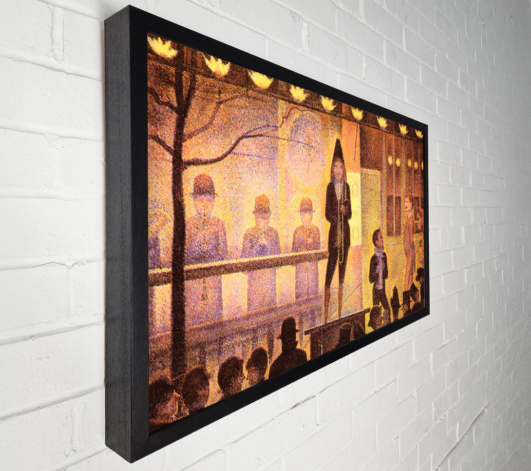  A Canvas Print of Seurat Circus Parade Canvas Print