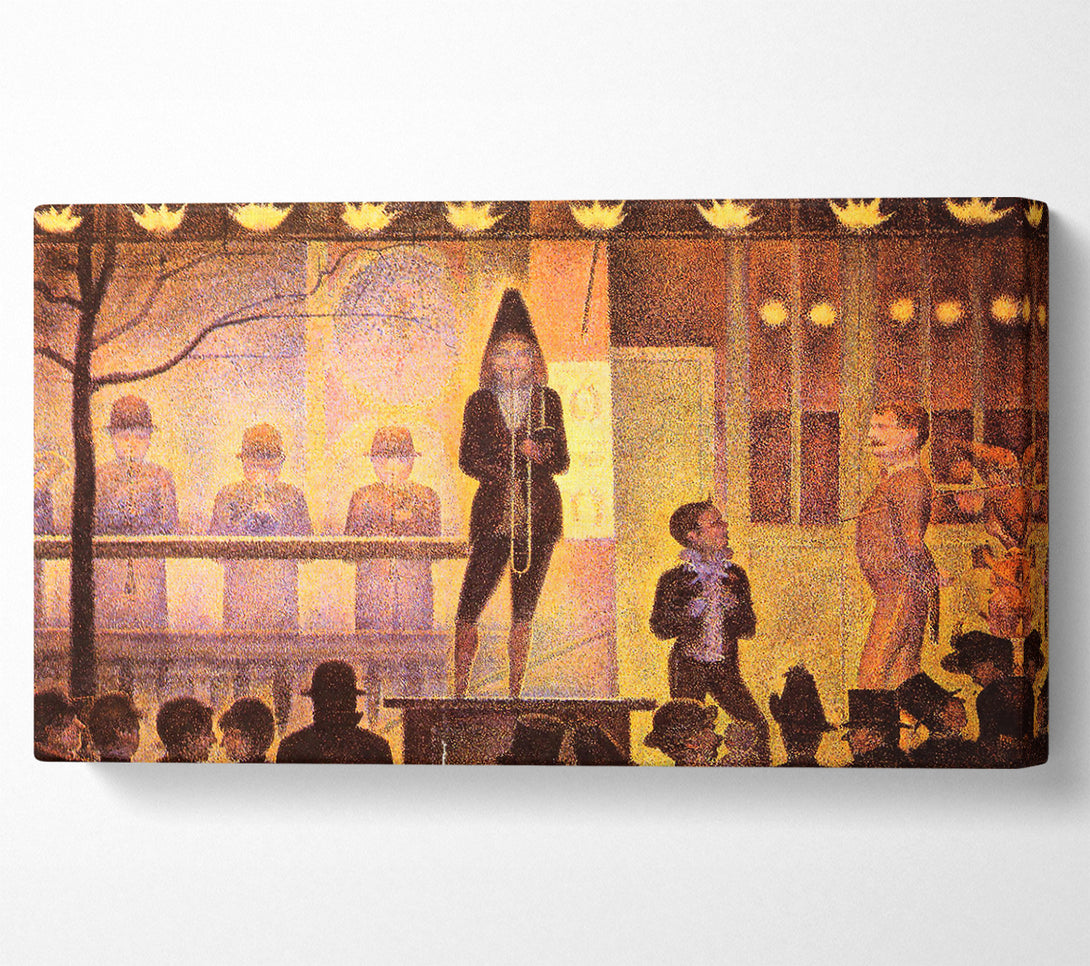  A Canvas Print of Seurat Circus Parade Canvas Print