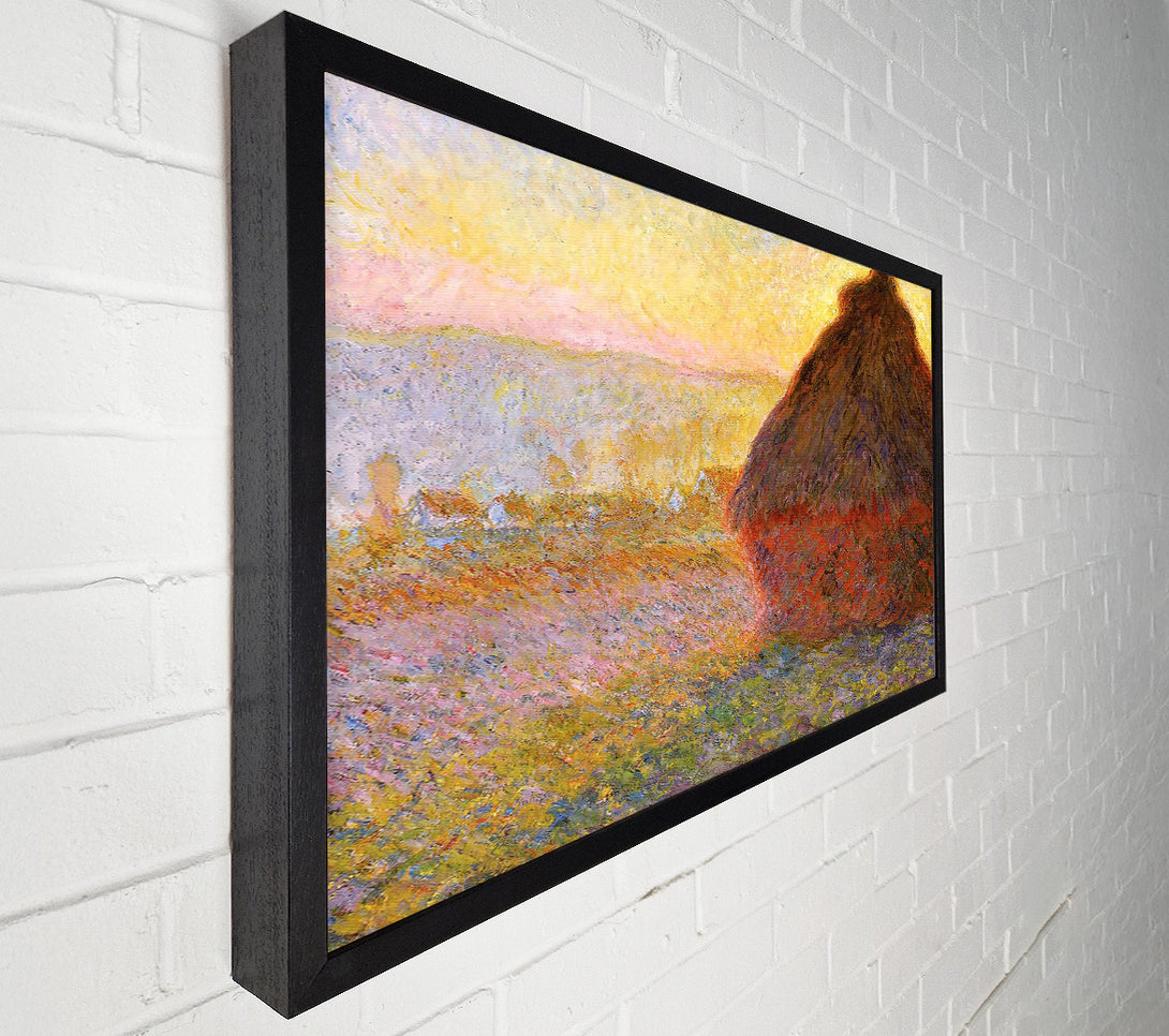  A Canvas Print of Claude Monet Gray stacks 1 Canvas Print