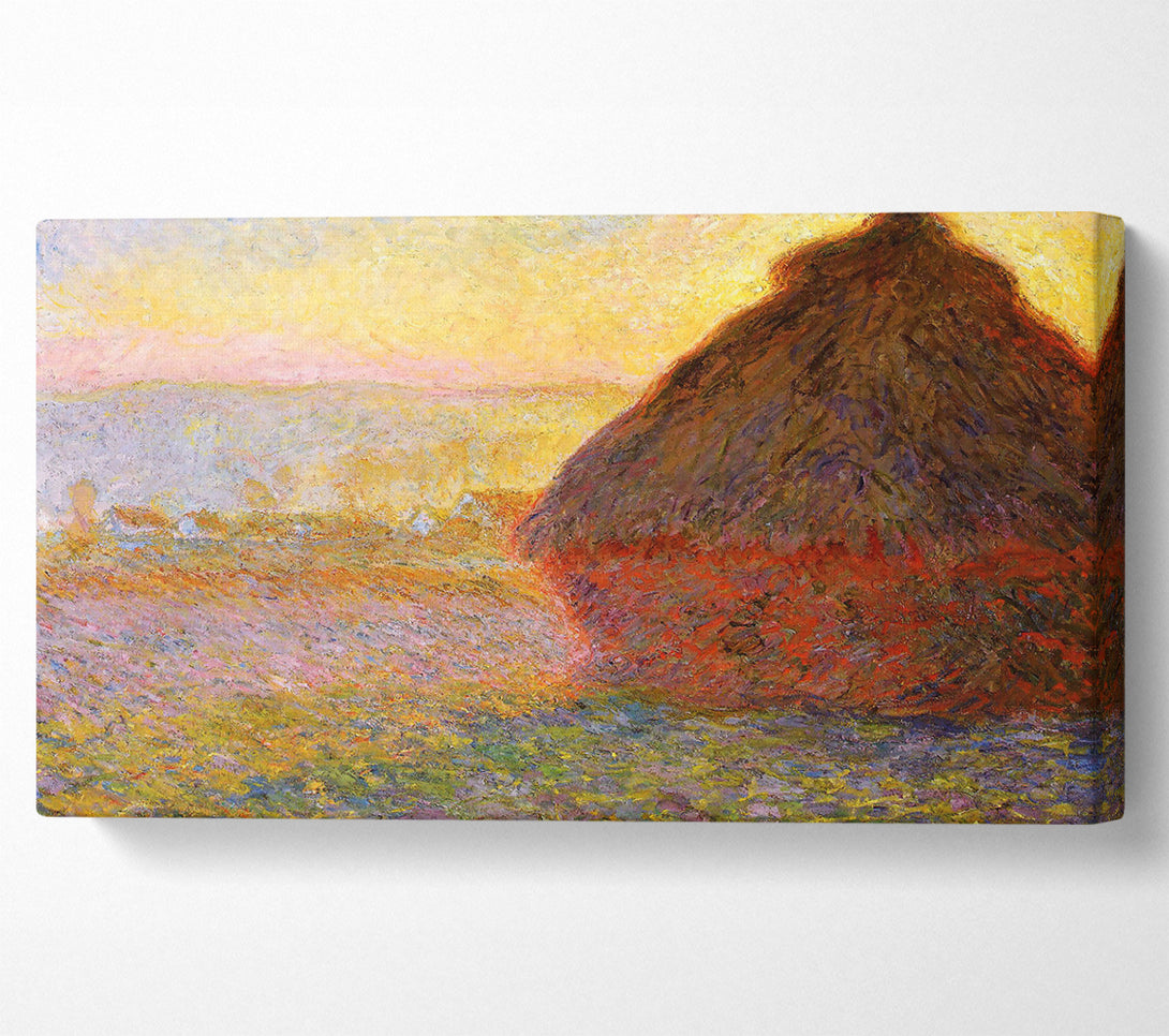  A Canvas Print of Claude Monet Gray stacks 1 Canvas Print