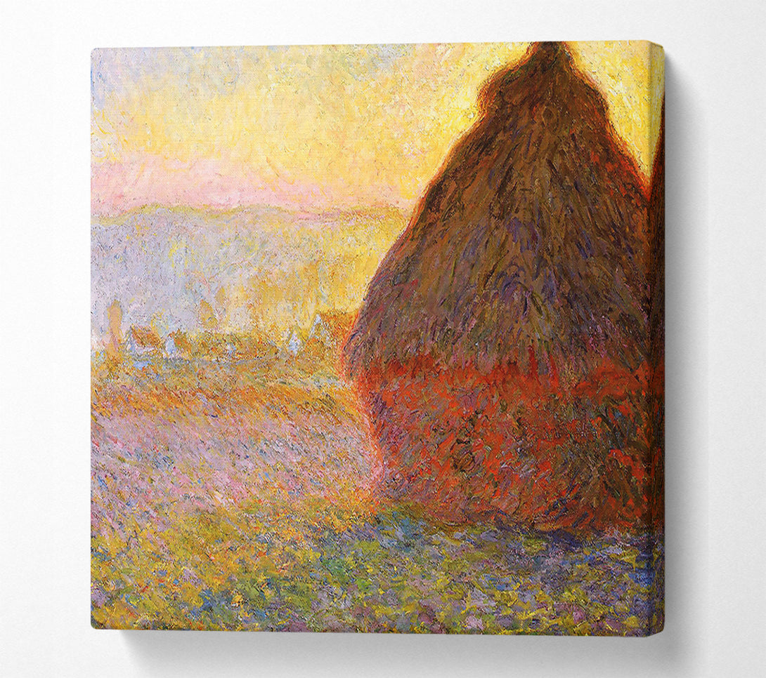  A Canvas Print of Claude Monet Gray stacks 1 Canvas Print