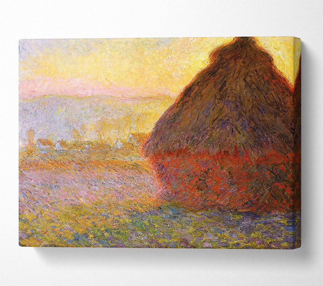  A Canvas Print of Claude Monet Gray stacks 1 Canvas Print