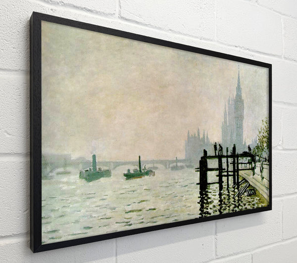Claude Monet The Thames And The Houses Of Parliament