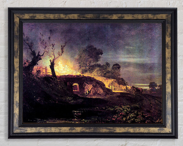 Joseph Mallord Turner Coalbrookdale Framed Print