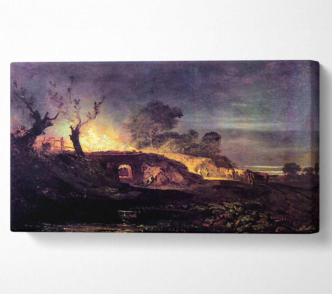  A Canvas Print of Joseph Mallord Turner Coalbrookdale Canvas Art
