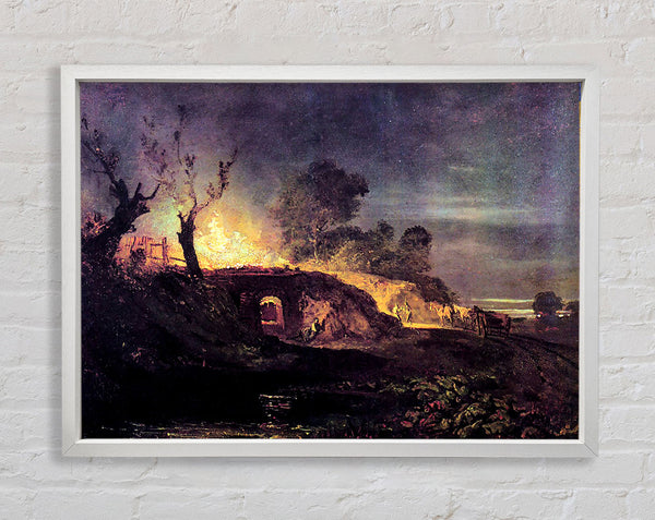 Joseph Mallord Turner Coalbrookdale Framed Print