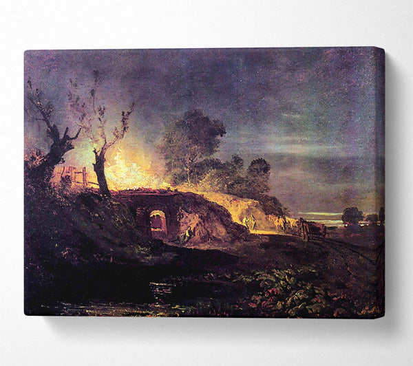  A Canvas Print of Joseph Mallord Turner Coalbrookdale Canvas Art