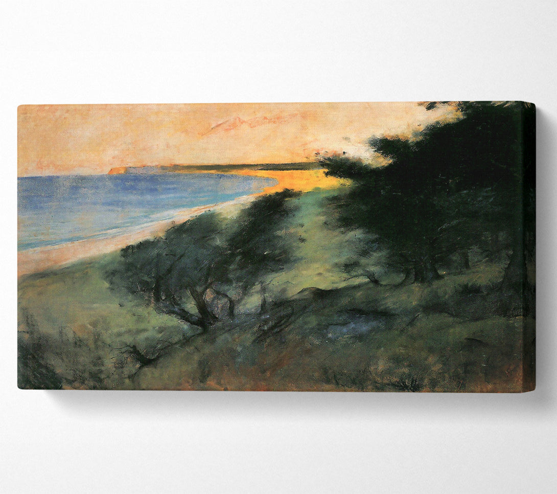  A Canvas Print of Lesser Ury Coast Of Rugen Canvas Wall Art