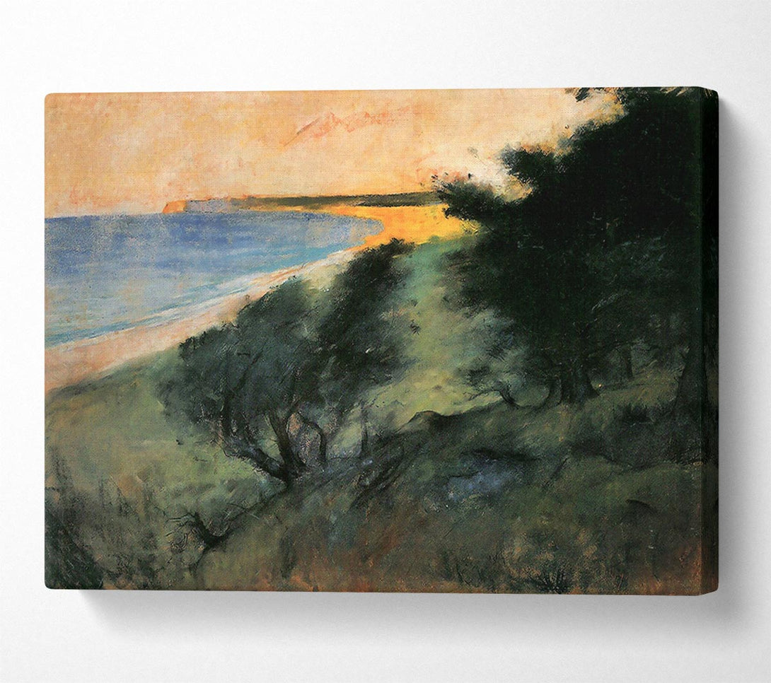  A Canvas Print of Lesser Ury Coast Of Rugen Canvas Wall Art