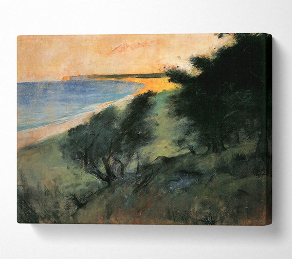  A Canvas Print of Lesser Ury Coast Of Rugen Canvas Wall Art