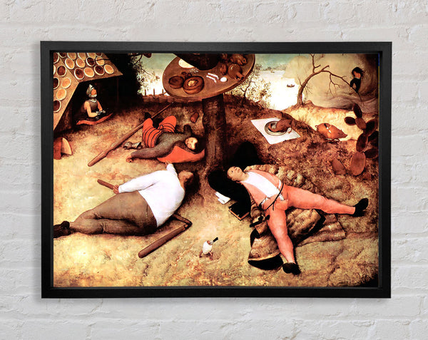 Pieter Bruegel Cockaigne 1 Framed Print