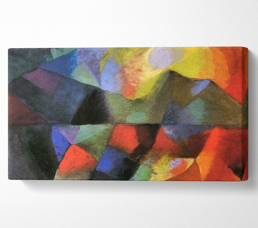  A Canvas Print of August Macke Colour Canvas Print