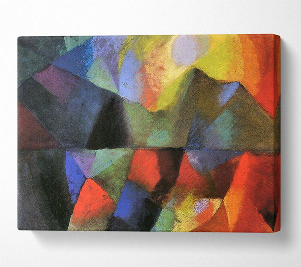 A Canvas Print of August Macke Colour Canvas Print