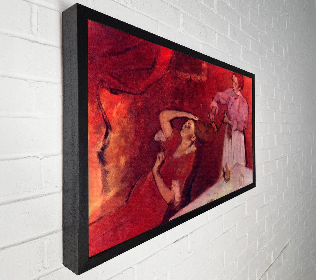  A Canvas Print of Degas Combing Hair Canvas Print