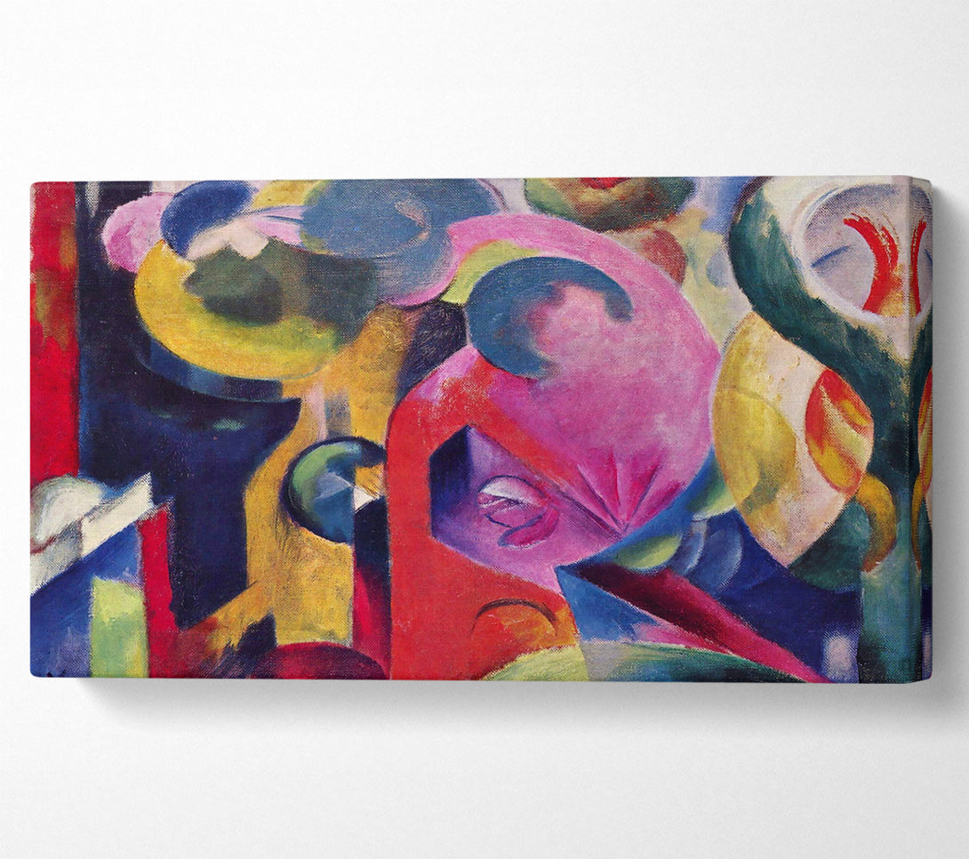  A Canvas Print of Franz Marc Composition 3 Canvas Wall Art