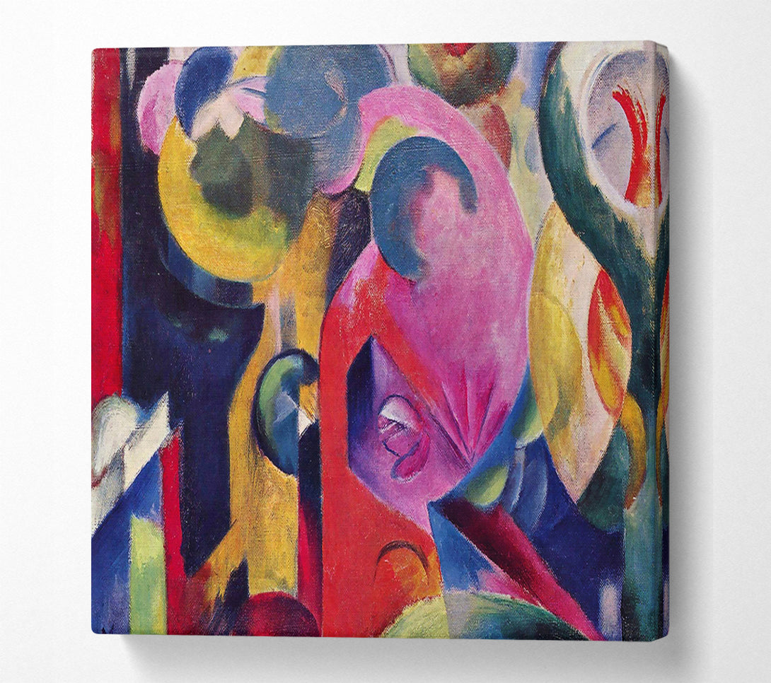  A Canvas Print of Franz Marc Composition 3 Canvas Wall Art