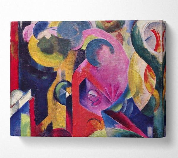  A Canvas Print of Franz Marc Composition 3 Canvas Wall Art